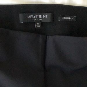 Lafayette slim, front and back seam size 10 pants